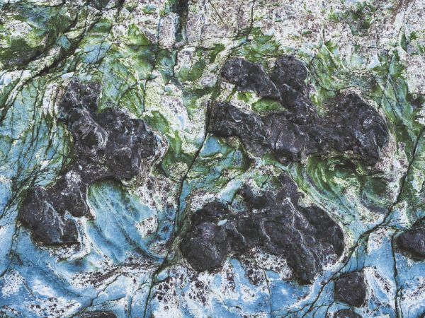 Close up image of rocks on Whitesands beach, Pembrokeshire