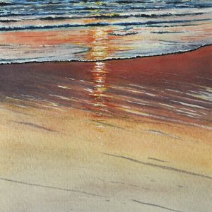 Sunset at Newgale