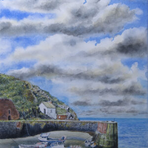 A Fine Day at Porthgain Harbour