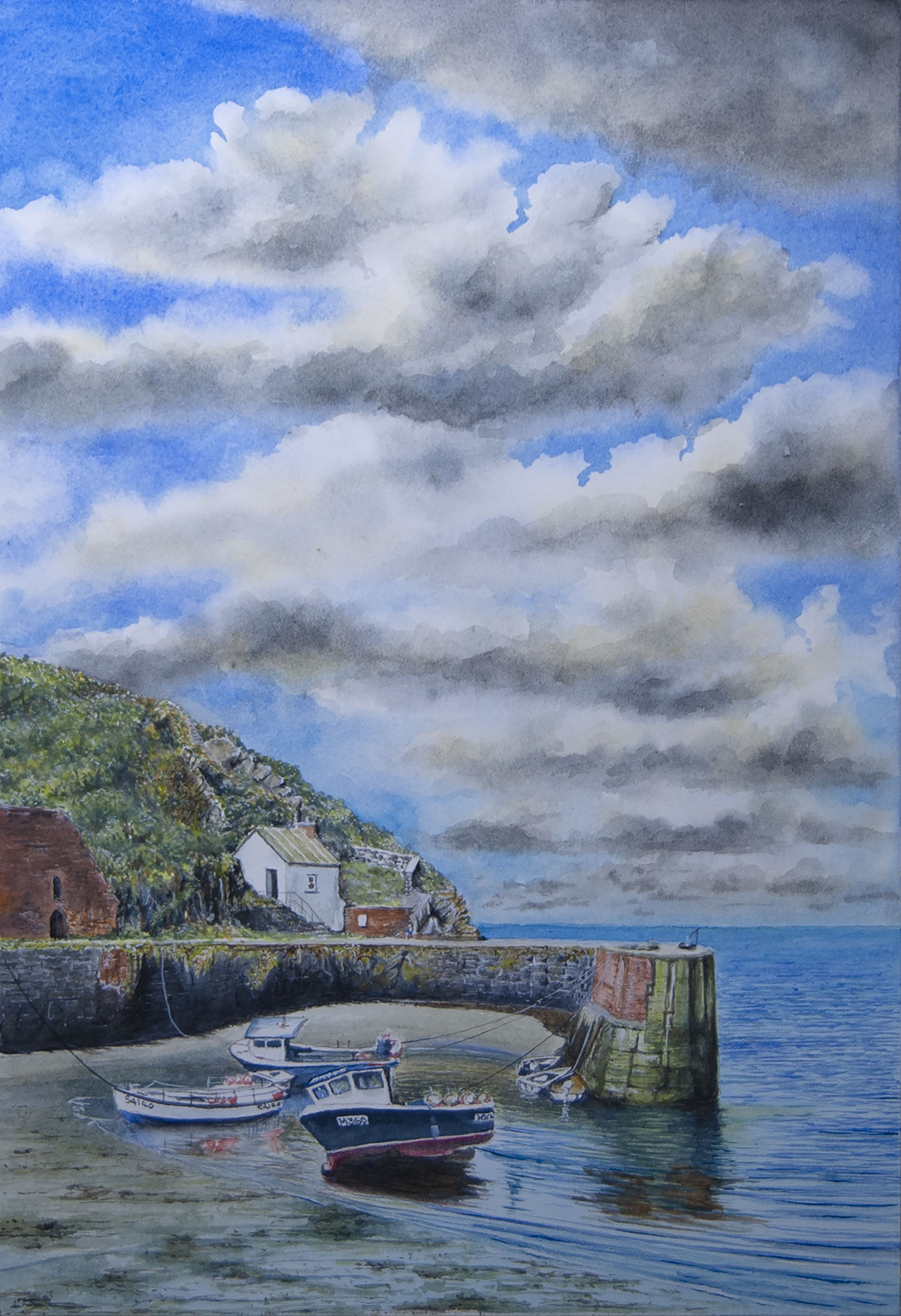 A Fine Day at Porthgain Harbour