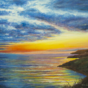 Abermawr Sunset looking North