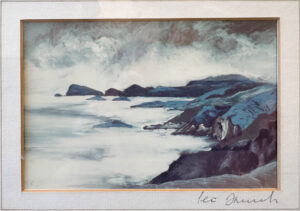 print of Ramsey Island by Peter Daniels