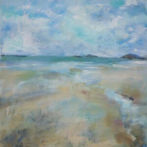fine art print of Spring Swim oil painting by Rosalyn Sian Evans