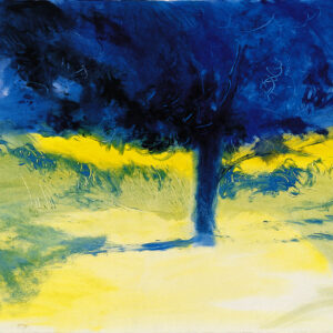 fine art print of abstract mixed media painting by Peter Daniels 'Dream Tree'